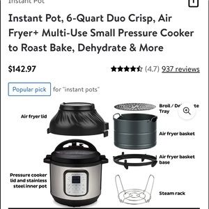 Instapot duo crisp 6qt